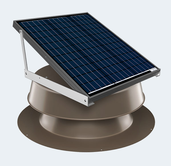 48 Watt Roof Mounted Solar Atic Fan Bronze