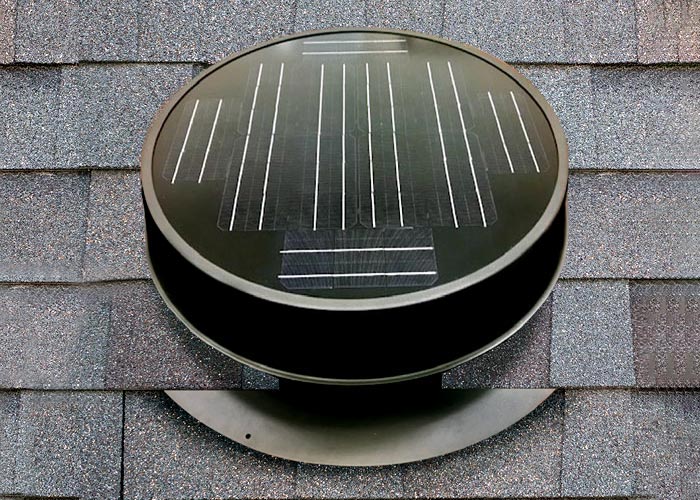 Ultra Low Profile Fan installed on Asphalt Shingles
